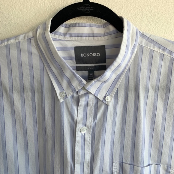 Bonobos XXL Lightweight Striped Button Down - Picture 2 of 5